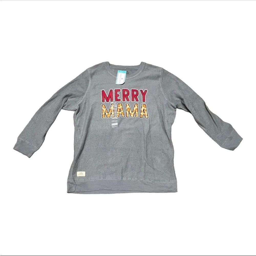 ✨Simply Southern | Merry Mama 🎄 | Long Sleeve | Crew Neck Top | NWT